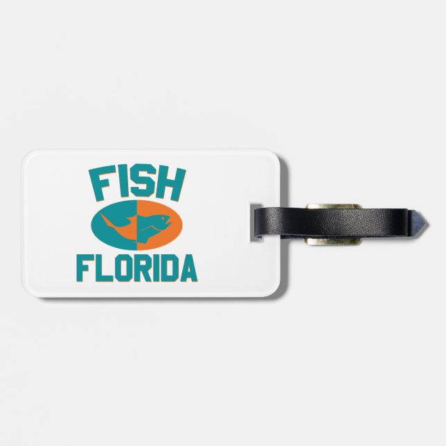Fisk Florida Färger Bagagebricka (Baksida Vågrät)