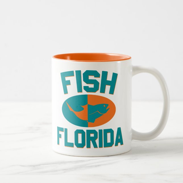Fisk Florida Färger Två-Tonad Mugg (Höger)
