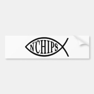 Fisk för fiskN chiper Bildekal
