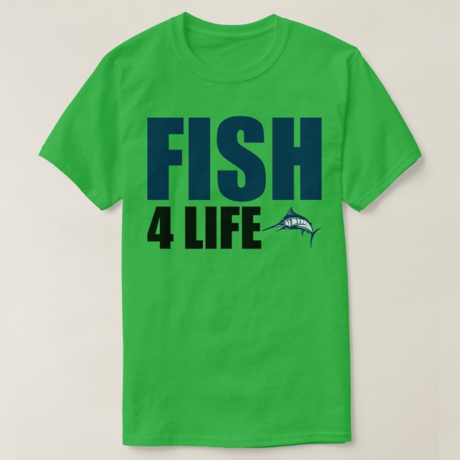 Fisk för Life 2 T Shirt (Design framsida)