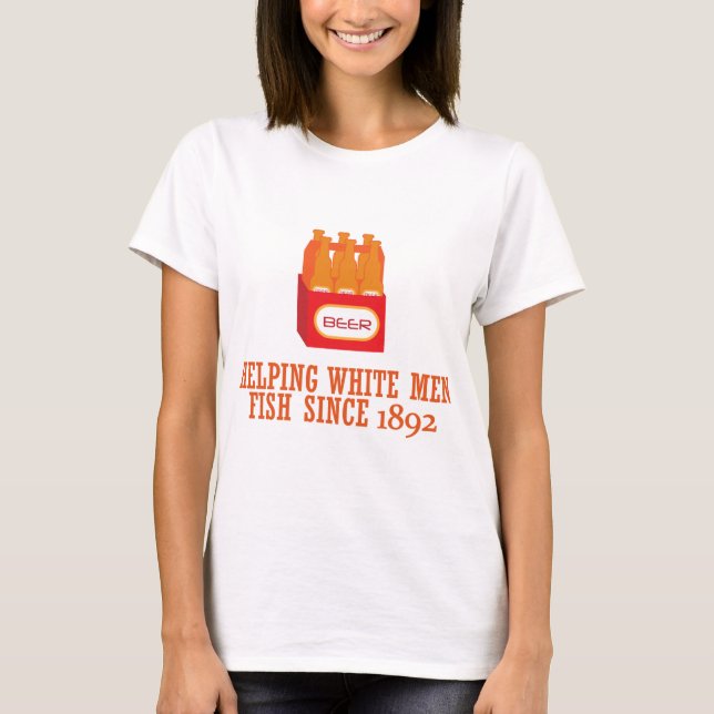 Fisk för ÖLportionvit man efter 1892 T Shirt (Framsida)