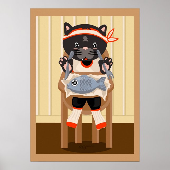 Fisk för Poster under middagen (Framsidan)