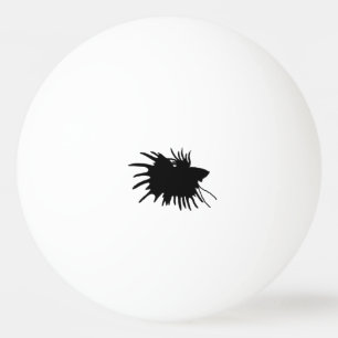 Fisk för stridighet för Betta Silhouettekärlek Pingisboll