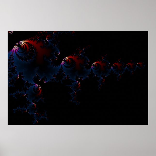 Fisk - Fractal konst Poster (Framsidan)