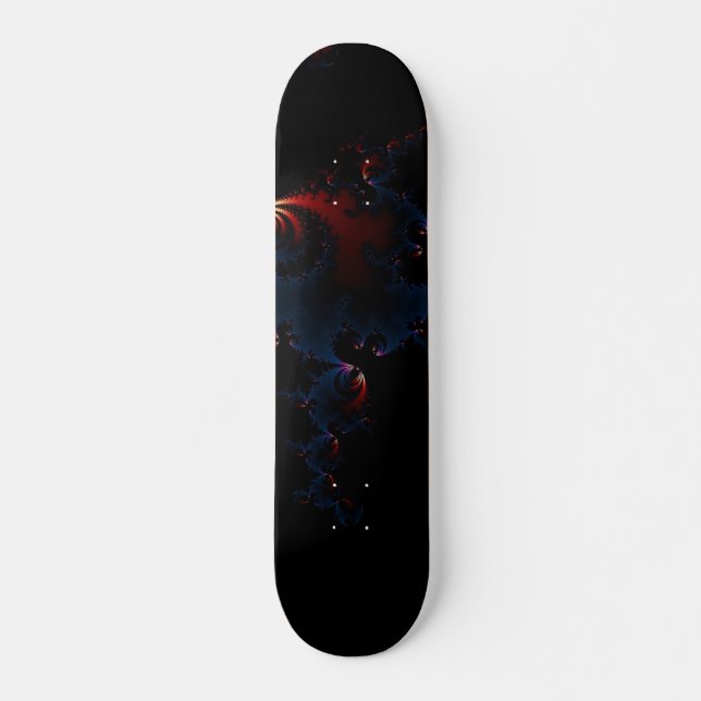 Fisk - Fractal konst Skateboard Bräda 20,5 Cm (Framsida)