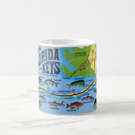 Fisk från Florida Nycklar Mugg