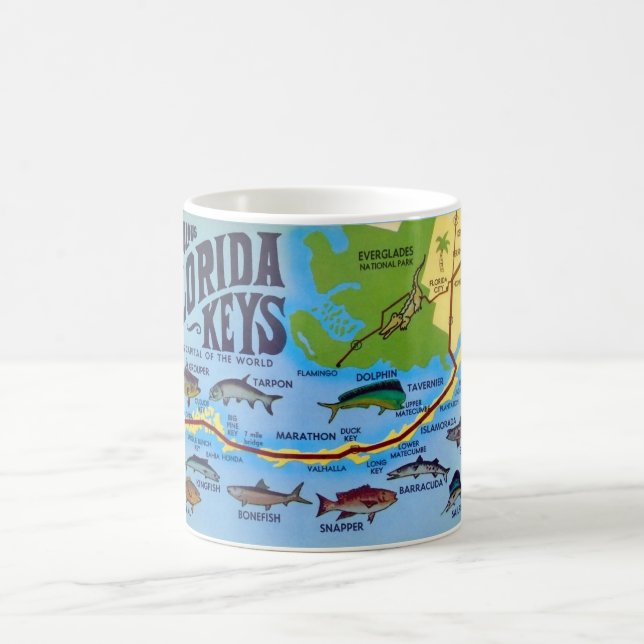 Fisk från Florida Nycklar Mugg (Center)