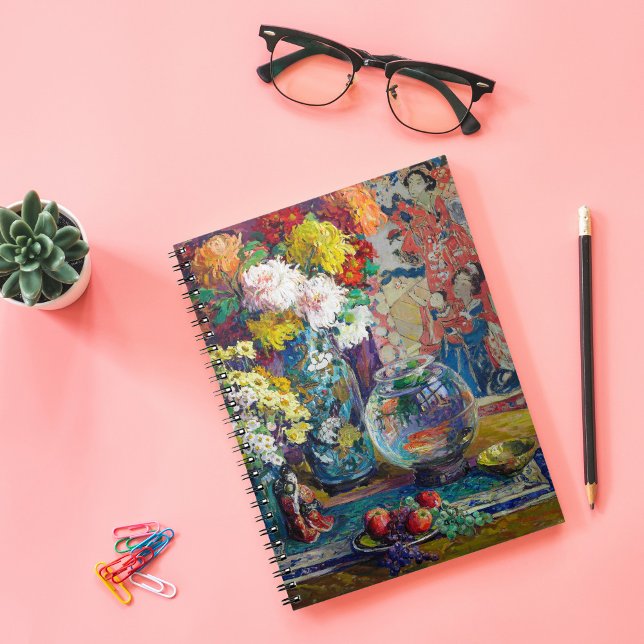 Fisk, frukt och blommor | Kathryn E. Cherry Anteckningsbok (Skapare uppladdad)