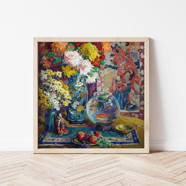 Fisk, frukter och blommor | Kathryn E. Cherry Poster (Skapare uppladdad)