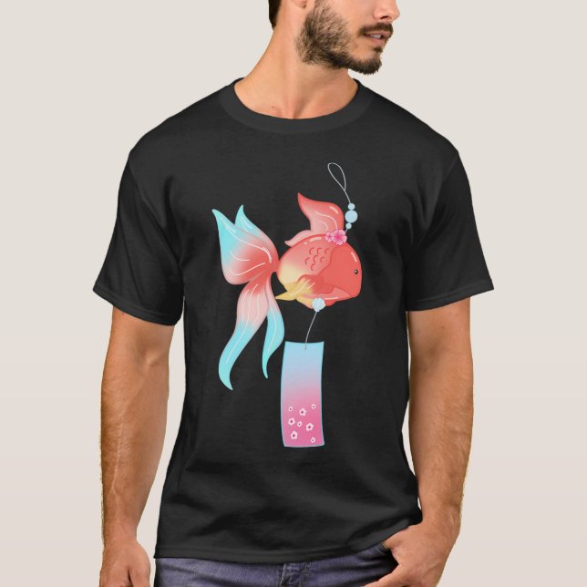 Fisk furin sakura t shirt (Framsida)