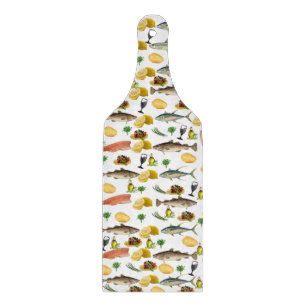 Fisk Glas Skärbräda