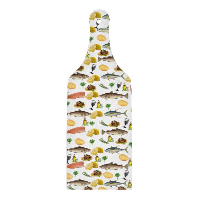 Fisk Glas Skärbräda (Framsidan)