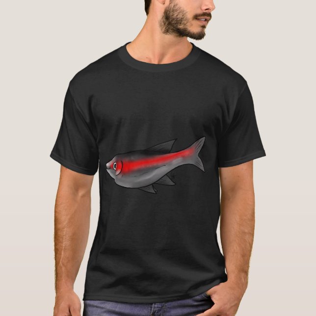 Fisk Glowlight Tetra T Shirt (Framsida)