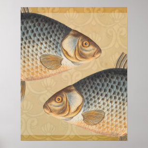 Fisk+grafik+design+fiske+fisk Poster