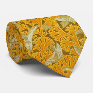 FISK, GULT ALGAES Art nouveau Animal Mönster Slips