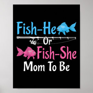 Fisk-han eller Fisk-hon Mamman ska bli könsbestämn Poster