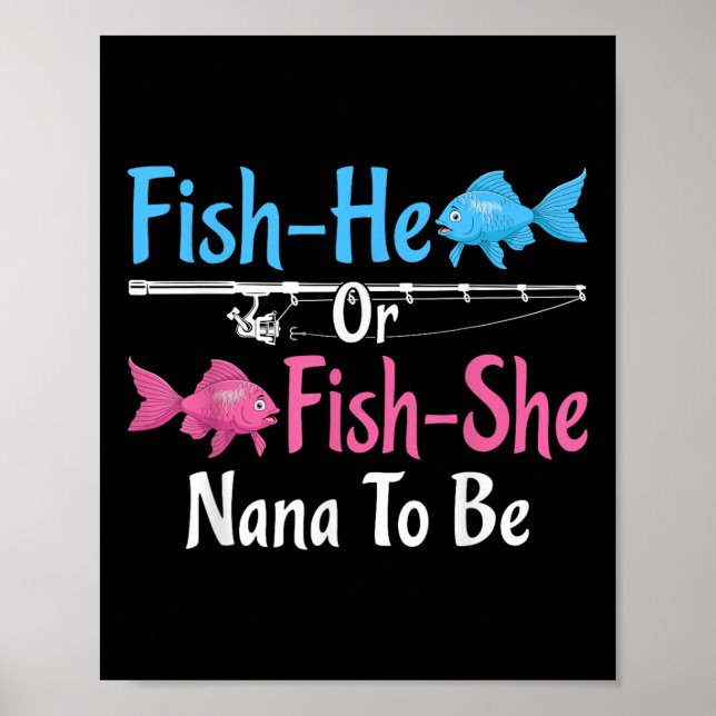 Fisk-han eller Fisk-hon Nanan att bli könsbestämma Poster (Framsidan)