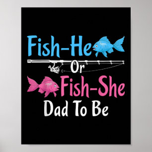 Fisk-han eller Fisk-hon Pappa att bli Köns Avslöja Poster