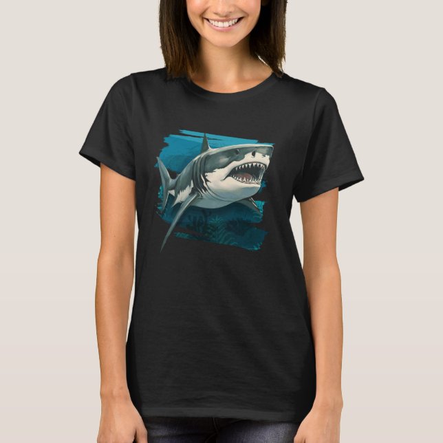 Fisk Havslevande Fick Det Att Fungera Vattenlevand T Shirt (Framsida)