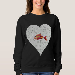 Fisk Hjärttande fisk T Shirt