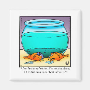 Fisk Humor-kvadratens Magnet