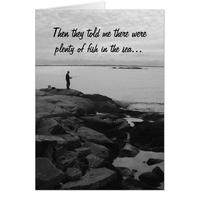 Fisk i det havsGretting kortet Hälsningskort (Framsidan)