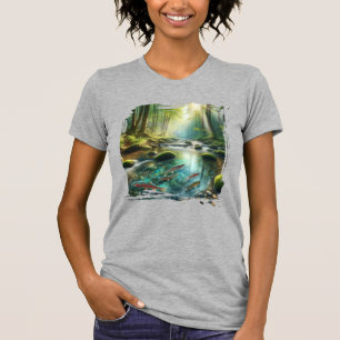 Fisk I En Bäck T Shirt