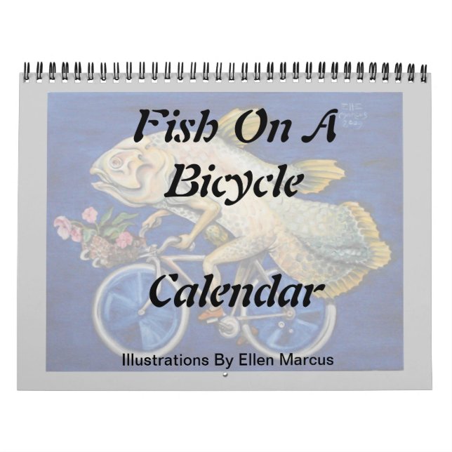 Fisk i en cykelkalender kalender (Omslag)