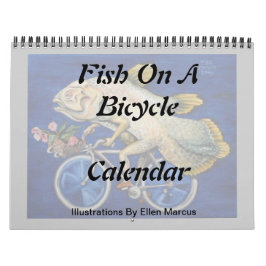Fisk i en cykelkalender kalender
