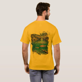Fisk i en skogsström Natur T Shirt