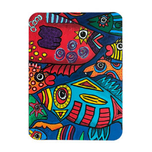 Fisk i Fast Lane Magnet
