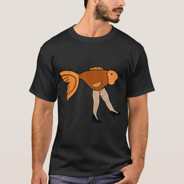 Fisk i fiskenät t shirt (Framsida)