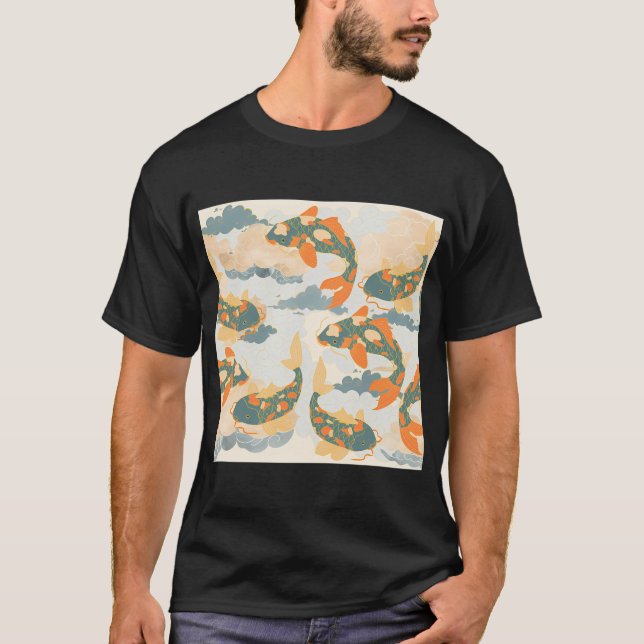 Fisk i himlen...... t shirt (Framsida)