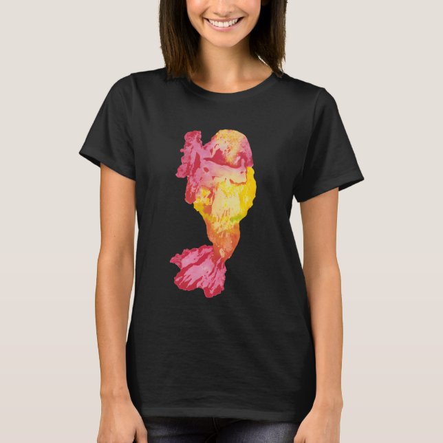 fisk i levande färger t shirt (Framsida)