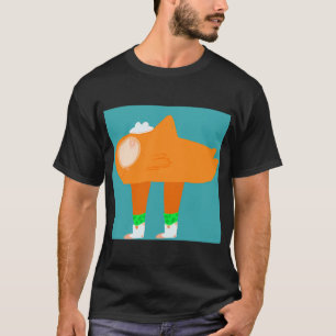 Fisk i stövlar, Cowboy fisk tecknad figur T Shirt