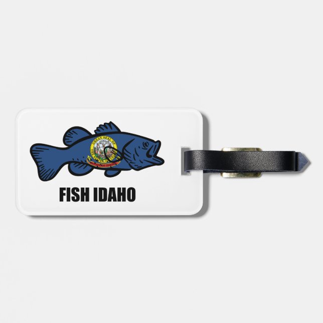 Fisk Idaho Bagagebricka (Baksida Vågrät)