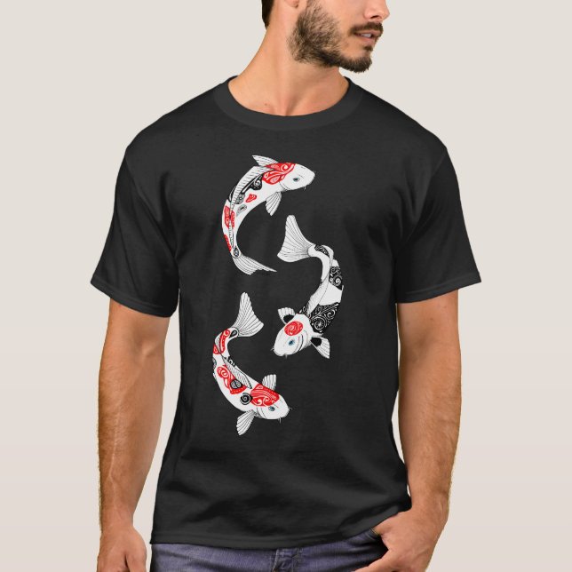 Fisk karp koi (3) t shirt (Framsida)