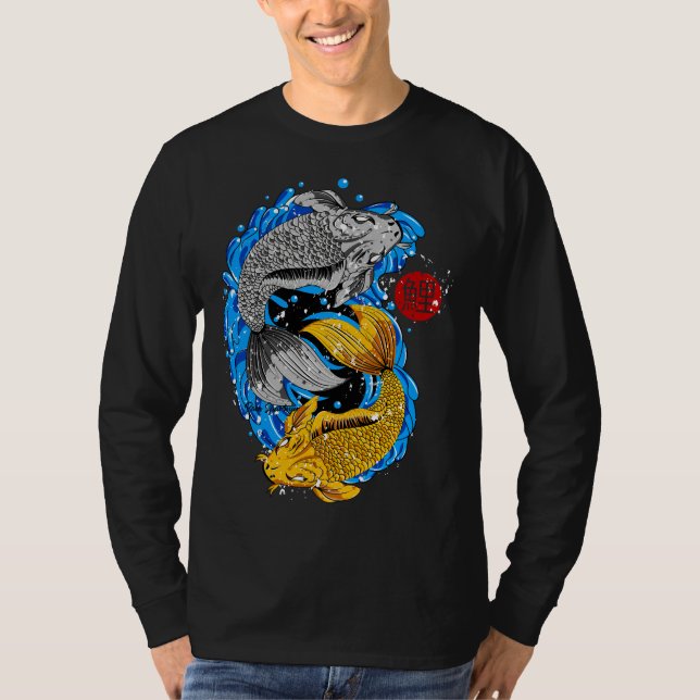 Fisk, klassisk 190 t shirt (Framsida)