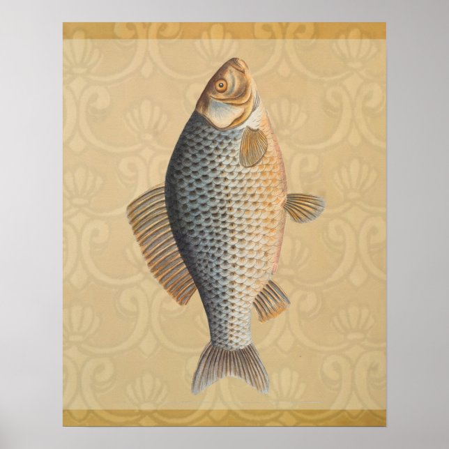 Fisk+konstverk+design+fiske+fiskig Poster (Framsidan)