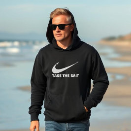 Fisk Krok tar betet Hoodie