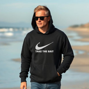 Fisk Krok tar betet Hoodie