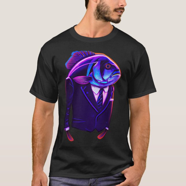 Fisk man t shirt (Framsida)