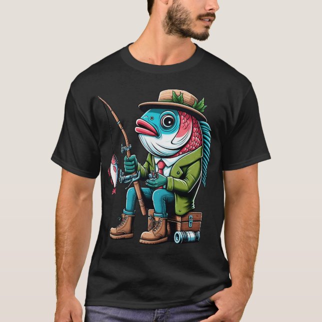 Fisk Man T Shirt (Framsida)