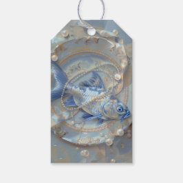 Fisk - Märkre av gåva Presentetikett