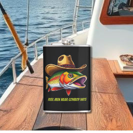 Fisk med en Cowboy Hat Fickplunta