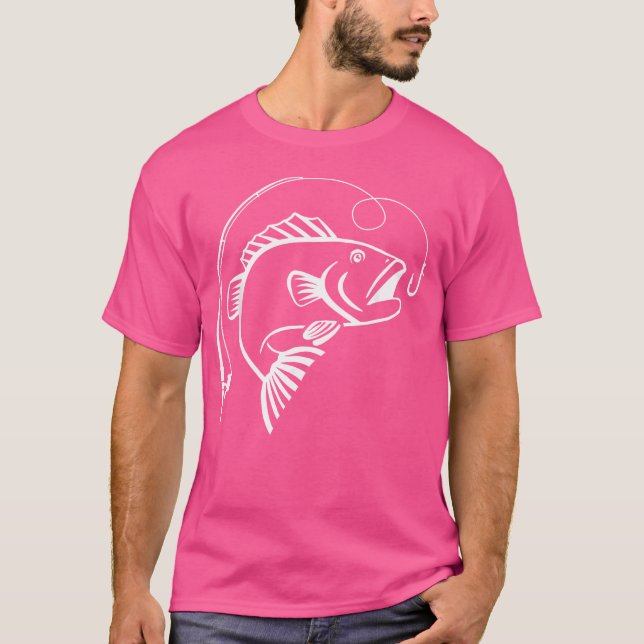 Fisk med fisketrud t shirt (Framsida)