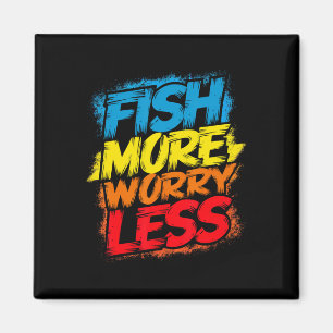 Fisk mer bekymmersam mindre funn, ljus, färgstark magnet