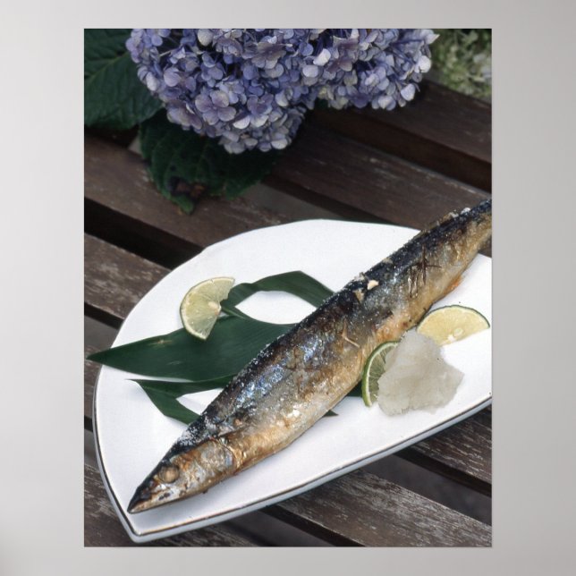 Fisk Middag Affisch Papper (Matta) (Framsidan)
