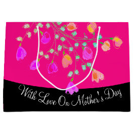 Fisk Mors dag-blommad gåva Tote Bag