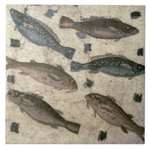 Fisk (mosaik) kakelplatta